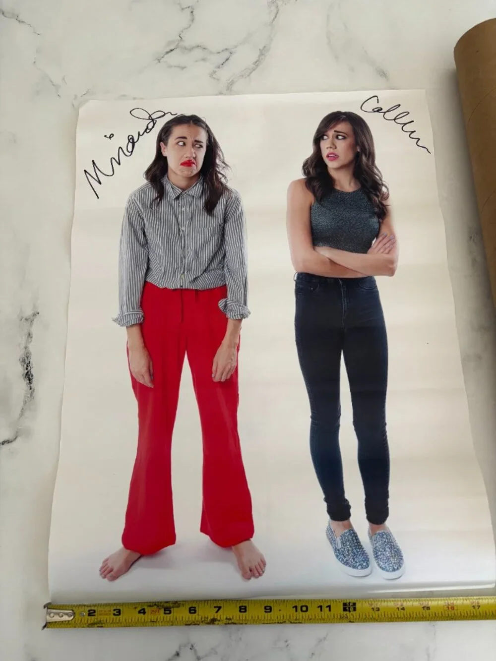 YouTuber Colleen Ballinger and Miranda Sings SIGNED 24x17 Photo Poster